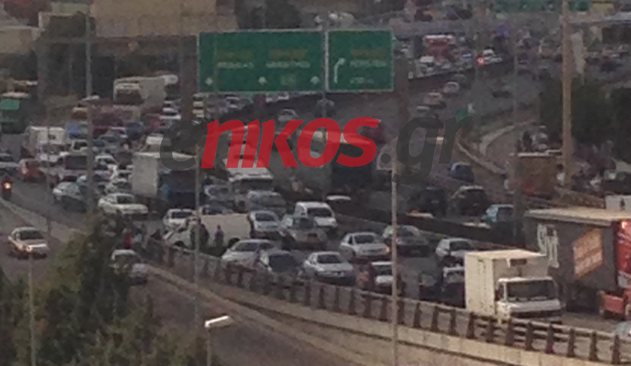 ΤΩΡΑ-Τροχαίο στην Εθνική οδό