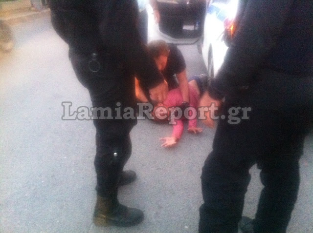 ΦΩΤΟ-Τη συνέλαβαν και έπαθε επιληπτική κρίση