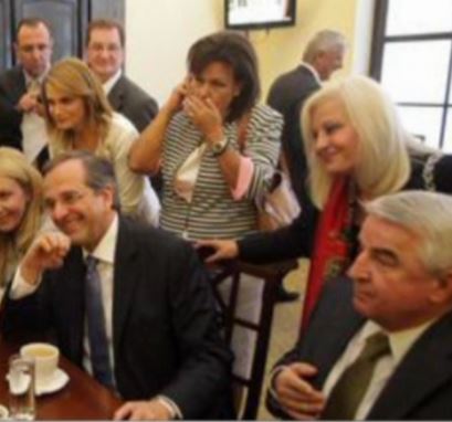 ΦΩΤΟ-Το πρωθυπουργικό “πηγαδάκι” της Βουλής