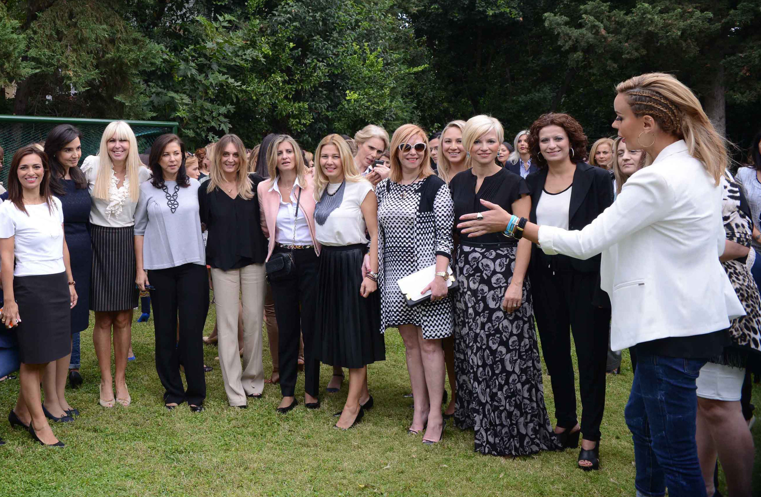 Το καλάθι με τον τραχανά της κας Ταμήλου στην Γεωργία Σαμαρά