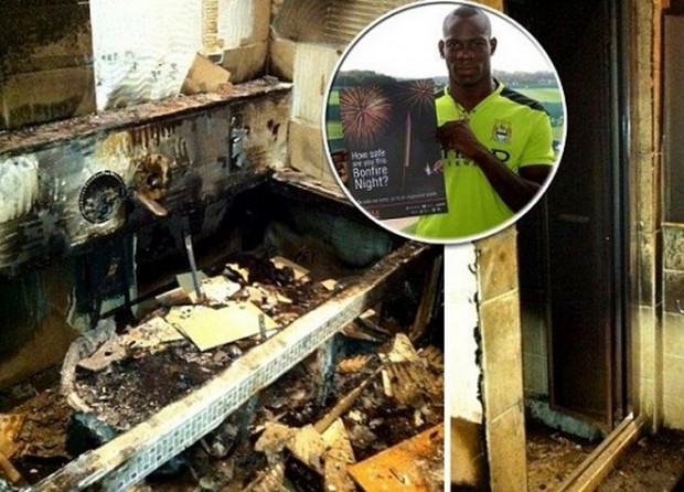 ΦΩΤΟ-Το σπίτι που έκαψε ο Μπαλοτέλι