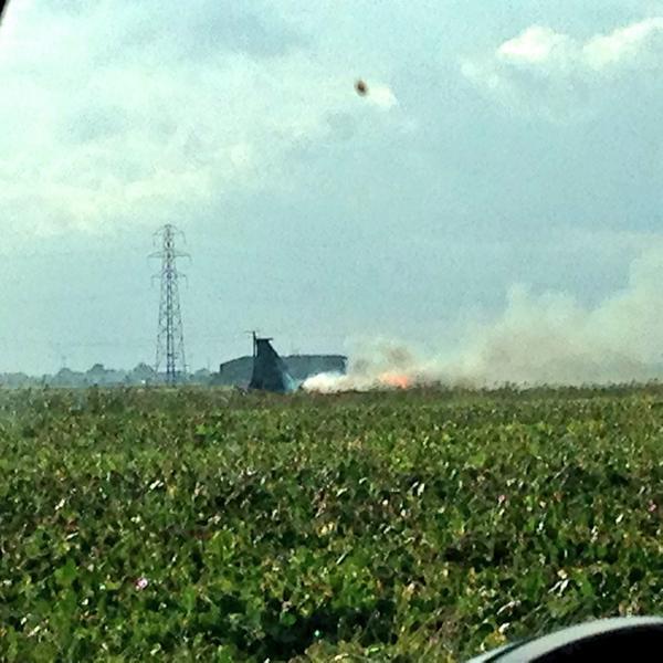 ΦΩΤΟ-Συνετρίβη αμερικανικό μαχητικό στη Βρετανία