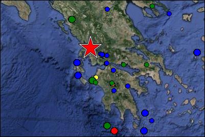 Σεισμός 5,4 ρίχτερ στην Άρτα