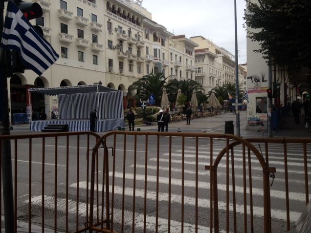 ΦΩΤΟ-Αυστηρά μέτρα ασφαλείας στη Θεσσαλονίκη