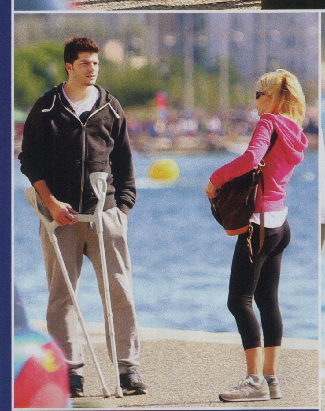 ΦΩΤΟ-Με πατερίτσες ο Γιώρκας