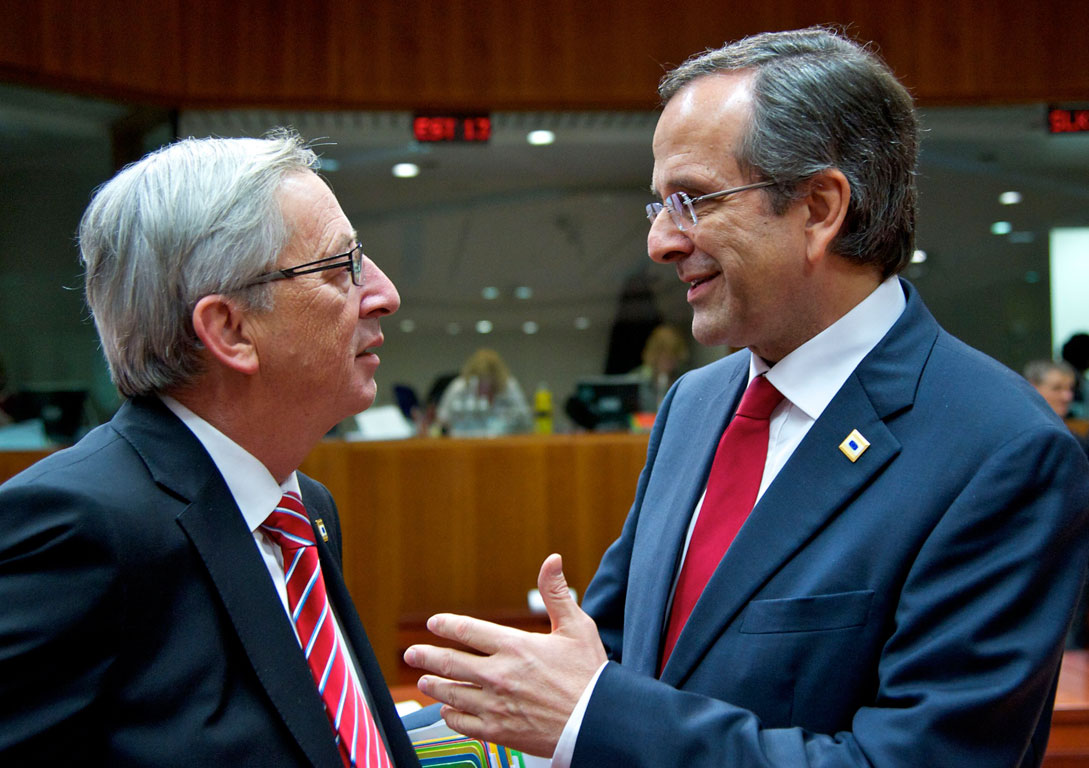 Τηλεφωνική επικοινωνία Σαμαρά-Γιούνκερ για τις αγορές