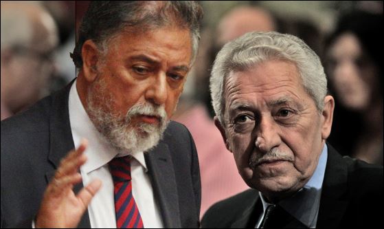 ΦΩΤΟ-Η χειραψία του Κουβέλη με τον Πανούση