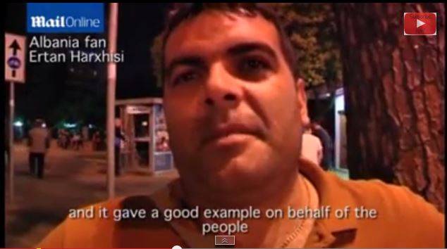 ΒΙΝΤΕΟ-Αλβανοί οπαδοί: Μας εκφράζει η ομάδα μας