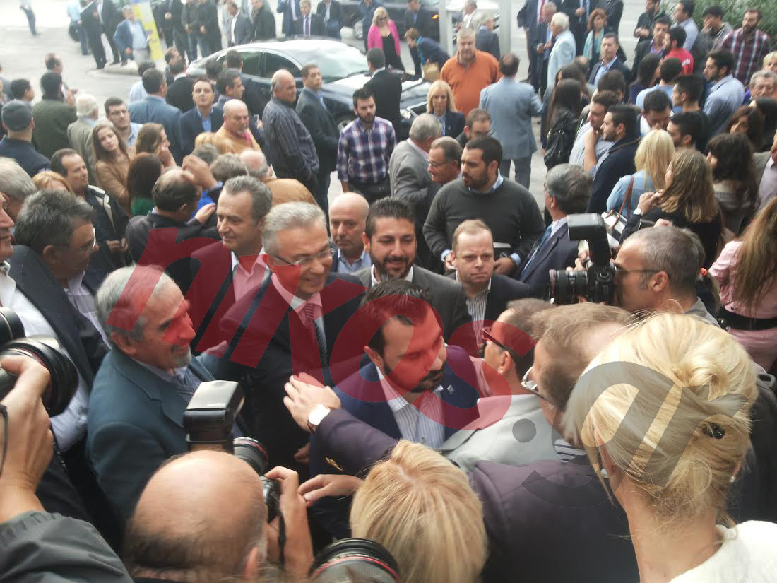 ΦΩΤΟ-Ο Ρουσόπουλος με τον Παπαμιμίκο στην εκδήλωση της ΝΔ