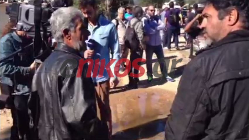 ΤΩΡΑ-ΒΙΝΤΕΟ-Αντιδρούν οι Ρομά στην μετεγκατάσταση