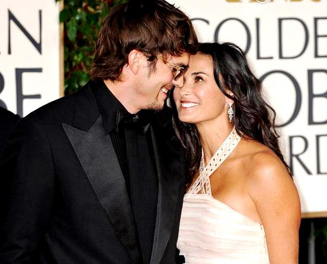 H Ντέμι Μουρ στο πλευρό του Άστον Kούτσερ