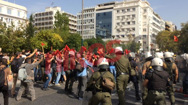 ΒΙΝΤΕΟ-Επεισόδια ανάμεσα σε φοιτητές και ΜΑΤ