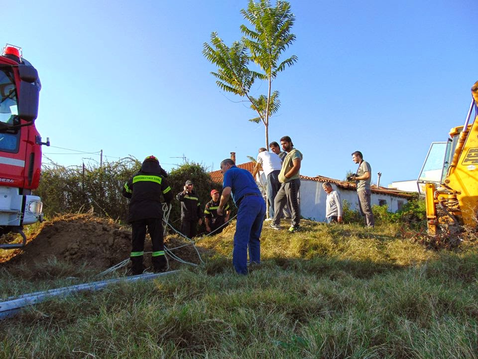 ΦΩΤΟ-Κουτάβι έπεσε σε πηγάδι 7 μέτρων