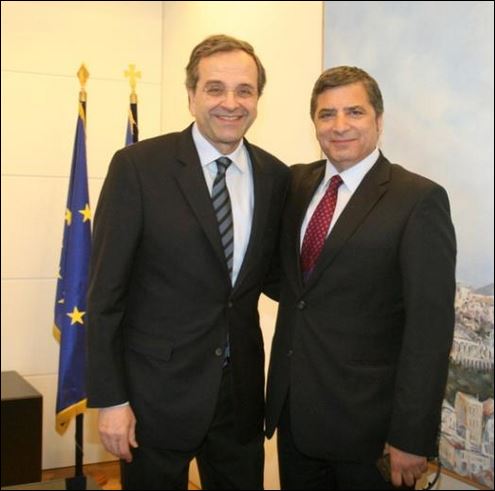 Τηλεφωνική επικοινωνία Σαμαρά-Πατούλη