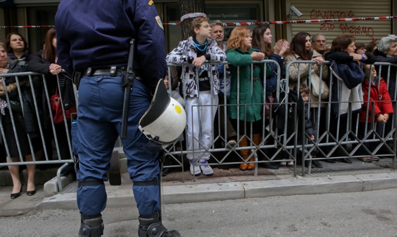 Διαμαρτυρία αστυνομικών για τις “αστυνομοκρατούμενες” παρελάσεις