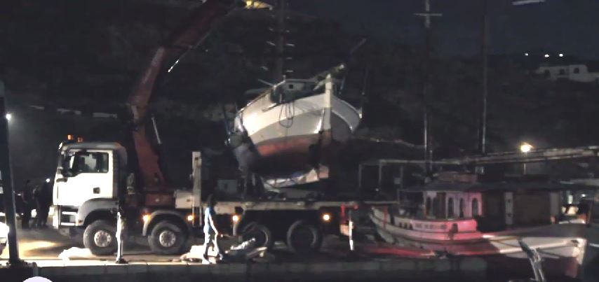 ΒΙΝΤΕΟ-Βούλιαξε καΐκι στη Μύκονο