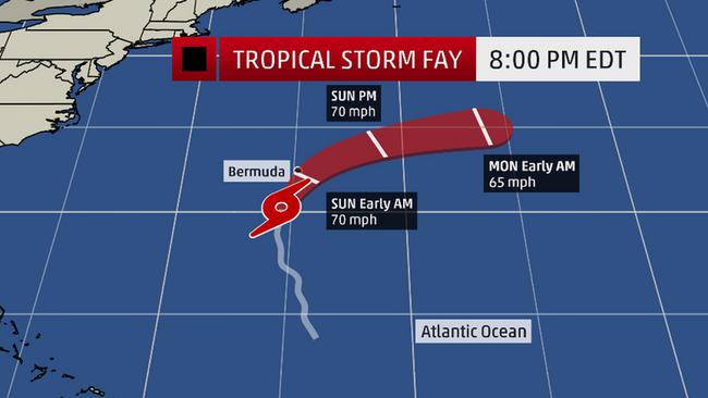 Η καταιγίδα Φέι πλησιάζει τις Βερμούδες
