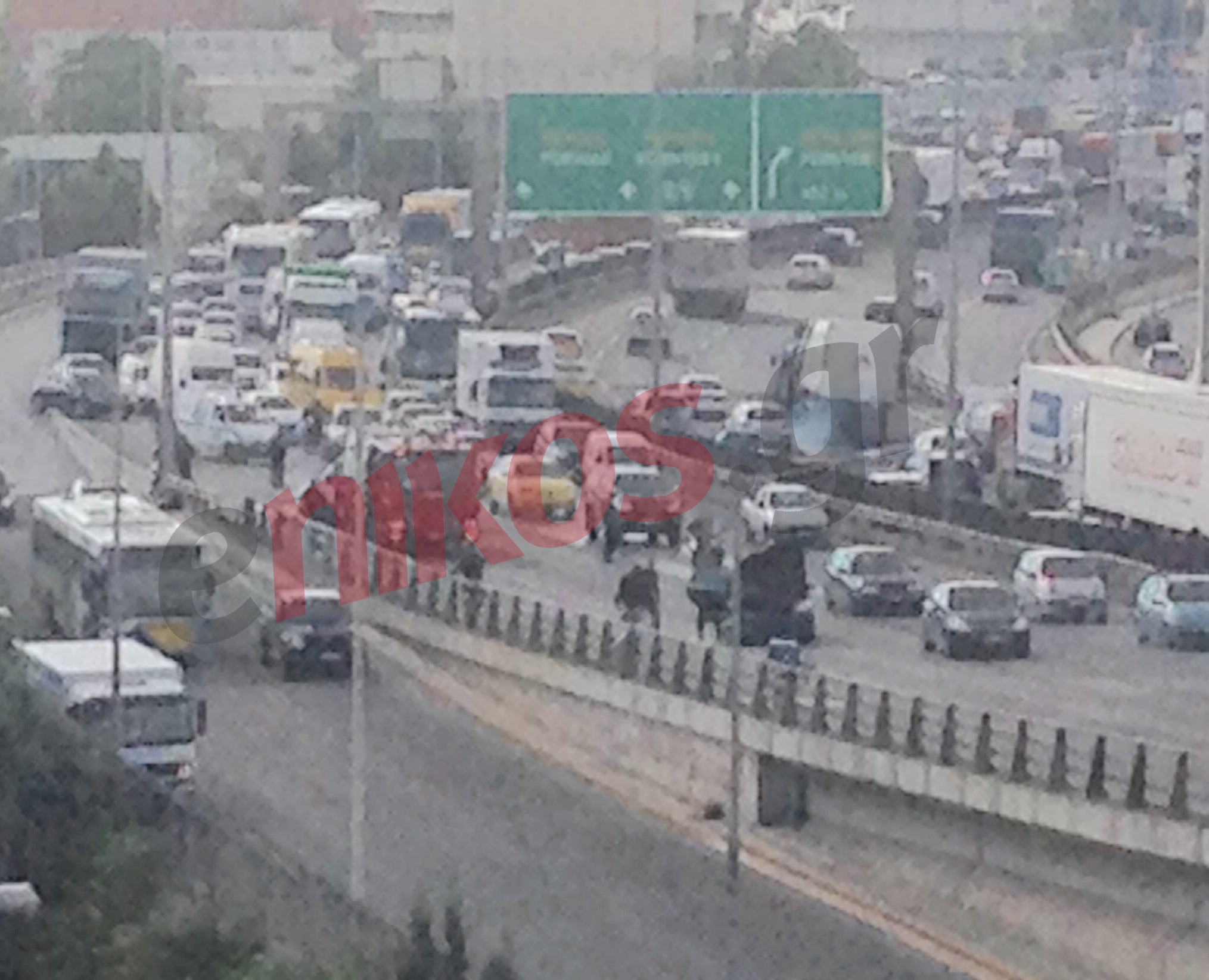 ΤΩΡΑ-Αποκαταστάθηκε η κυκλοφορία στην Εθνική