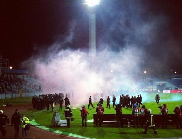 Επεισόδια στο Σλόβαν Μπρατισλάβα-Σπάρτα Πράγας