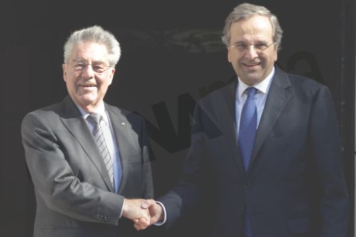 ΦΩΤΟ-Συνάντηση Σαμαρά με τον Πρόεδρο της Αυστρίας