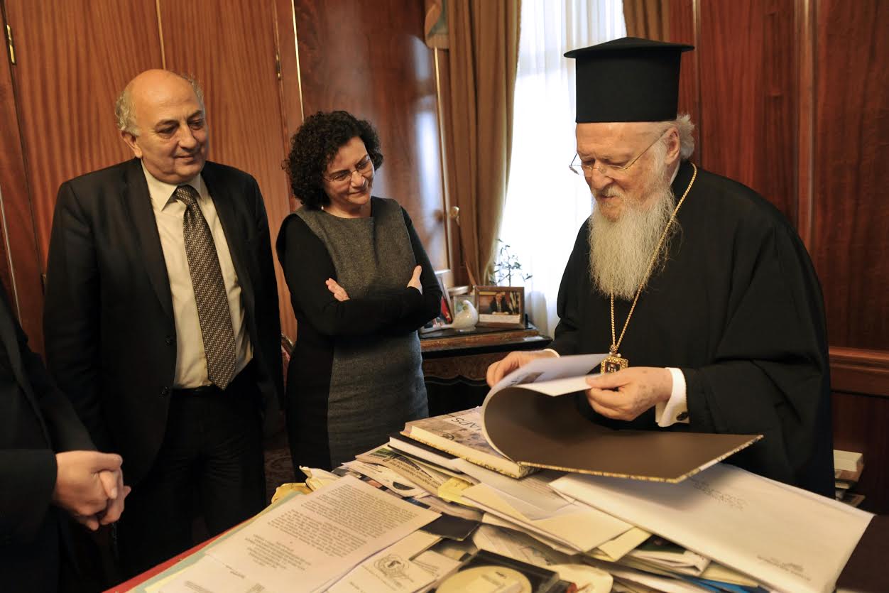 Αντιπροσωπεία του ΣΥΡΙΖΑ συνάντησε τον Οικουμενικό Πατριάρχη Βαρθολομαίο