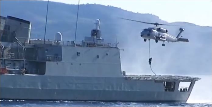 ΒΙΝΤΕΟ-Επίδειξη ισχύος από τις ένοπλες δυνάμεις στην άσκηση “Πυρπολητής”