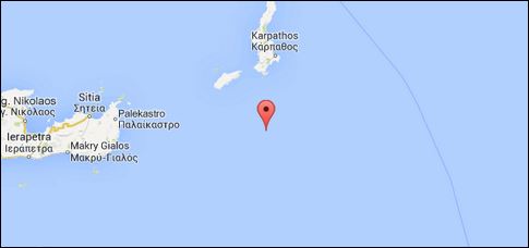 Σεισμός 4,2R νότια της Καρπάθου