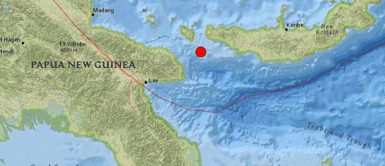 Σεισμός 6,9 Ρίχτερ στην Νέα Γουινέα