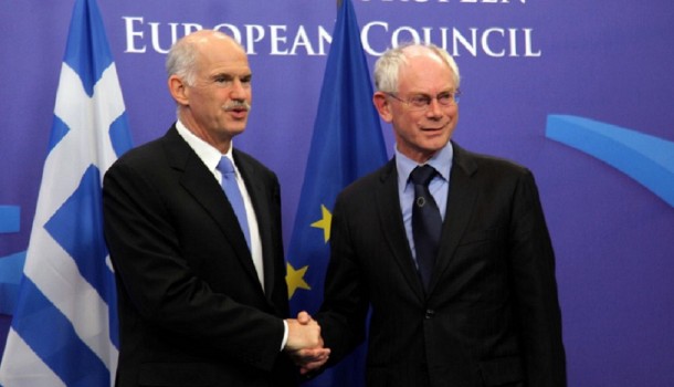 Με τον Παπανδρέου θα συναντηθεί ο Χέρμαν Βαν Ρομπάι