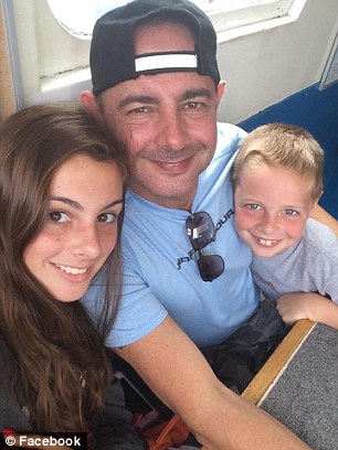 Tragic: The family, pictured, had allegedly become embroiled in a custody dispute in recent months