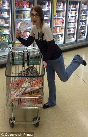 She takes hundreds of pounds off the family's  shopping bill and has won scores of gifts - including DVDs