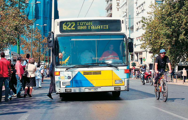 Αλλαγές από Δευτέρα στις γραμμές λεωφορείων και τρόλεϊ