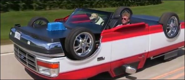 ΒΙΝΤΕΟ-Το “ανάποδο” αυτοκίνητο