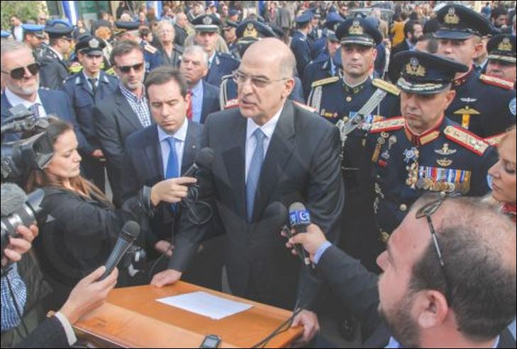 ΦΩΤΟ-Δένδιας: Με ψυχραιμία θα υπερασπίσουμε τα εθνικά μας δικαιώματα