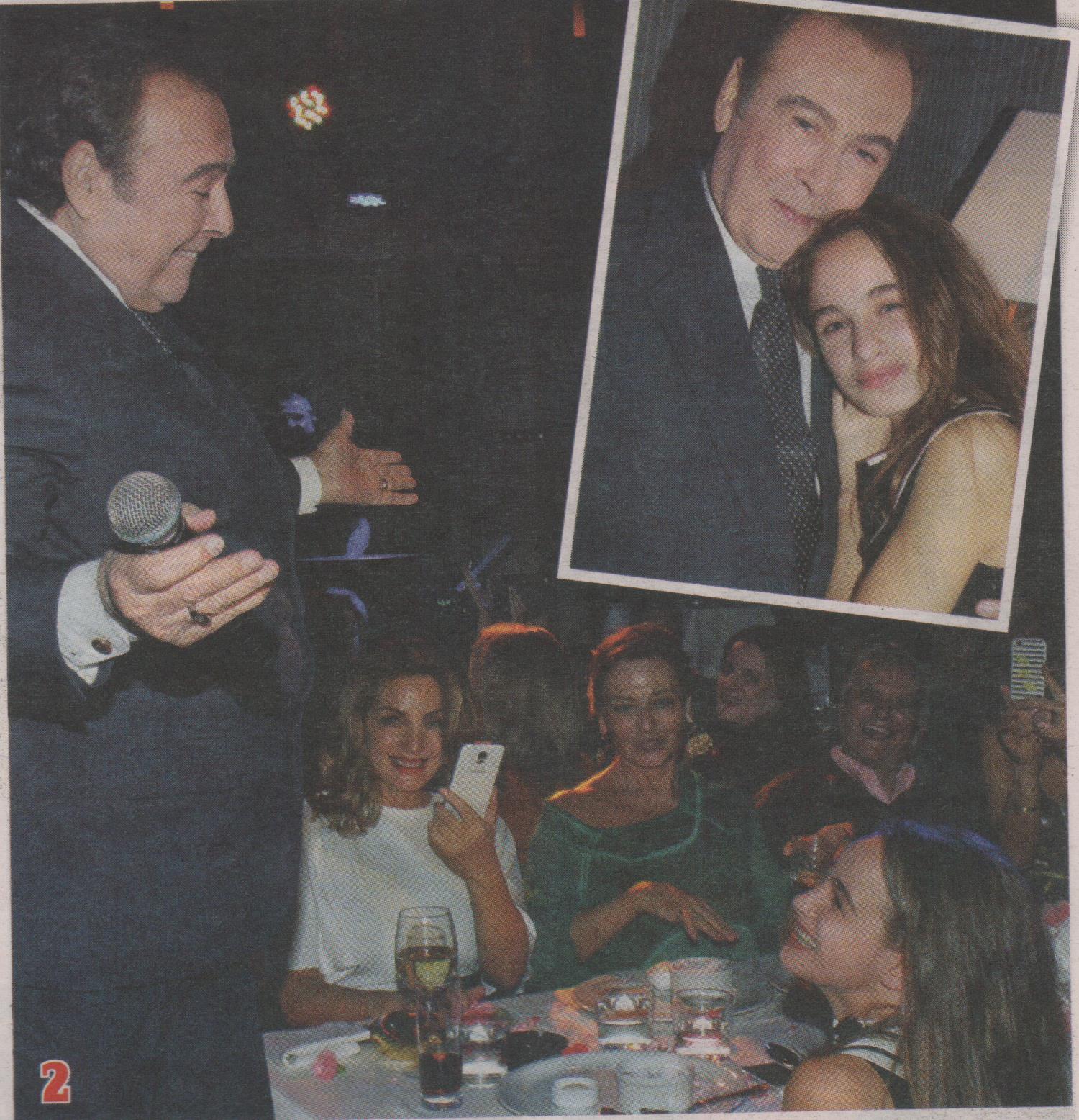 ΦΩΤΟ-Τα δάκρυα του Τόλη Βοσκόπουλου για την κόρη του