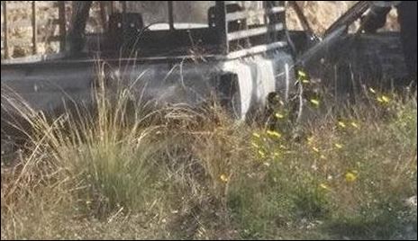 ΦΩΤΟ-60χρονος κάηκε ζωντανός στο αυτοκίνητό του