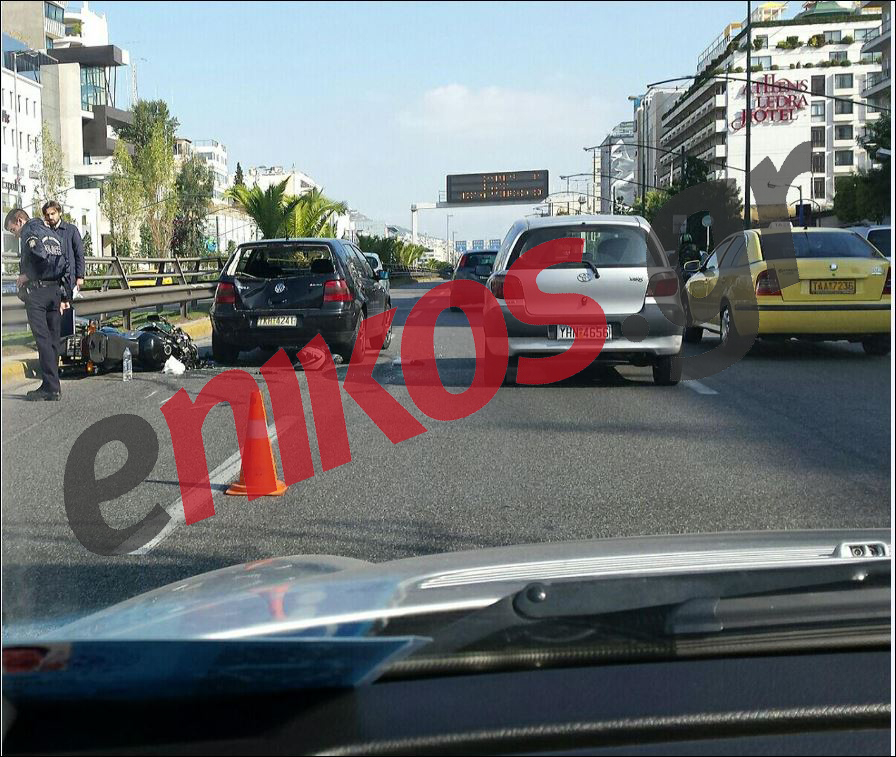 ΦΩΤΟ-Σε κρίσιμη κατάσταση μοτοσικλετιστής μετά από τροχαίο