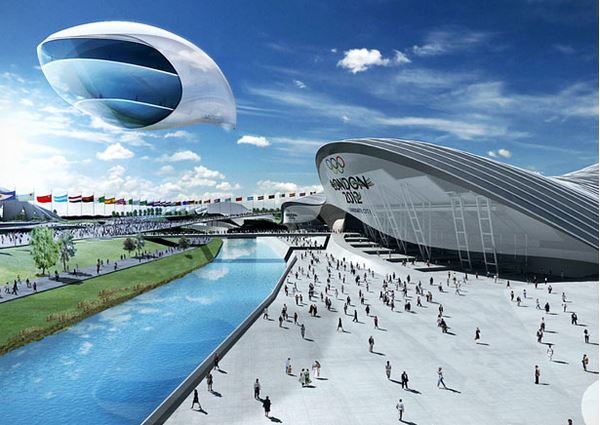 ΦΩΤΟ-Φουτουριστικό αερόπλοιο “επιπλέει” στον αέρα σαν σύννεφο