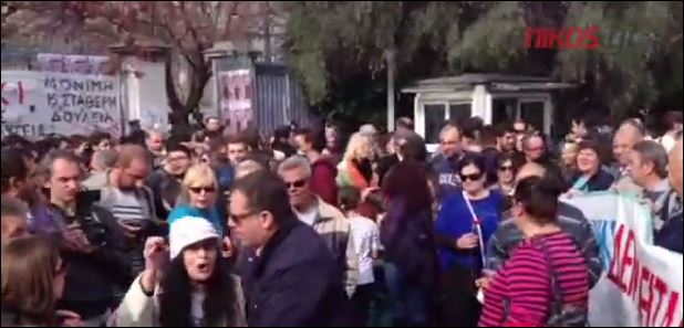 ΒΙΝΤΕΟ-Επεισόδιο προκάλεσε η Λουκά στο Πολυτεχνείο