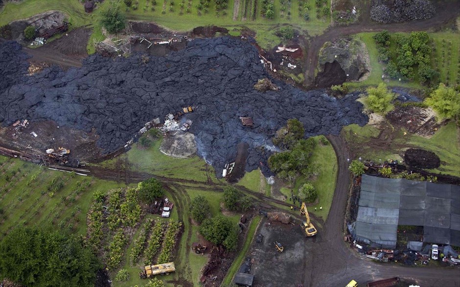 Κατοικία κάηκε από τη λάβα του ηφαιστείου Κιλόεα στη Χαβάη