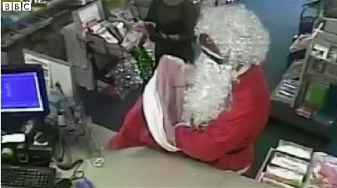 ΒΙΝΤΕΟ-Άγιος Βασίλης κλέβει ταχυδρομείο