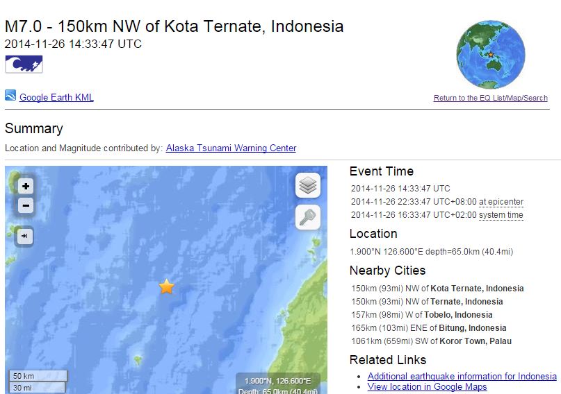 Σεισμός 7R στην Ινδονησία