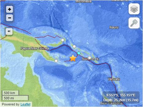 Σεισμός 6,1 Ρίχτερ στη Νέα Γουινέα