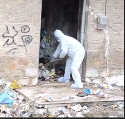 ΒΙΝΤΕΟ-Με ειδικές στολές καθάρισαν τρώγλη στη Λαμία