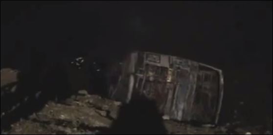 ΒΙΝΤΕΟ-Εικόνες από το λεωφορείο που έπεσε στο γκρεμό