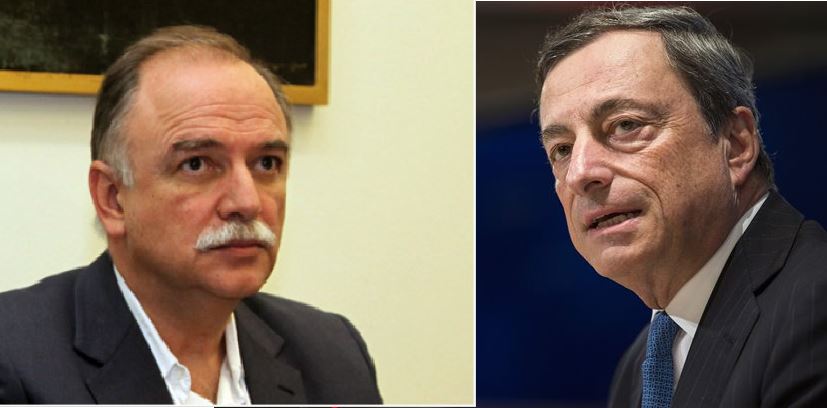 Απάντηση Ντράγκι σε Παπαδημούλη για τη ρευστότητα των τραπεζών