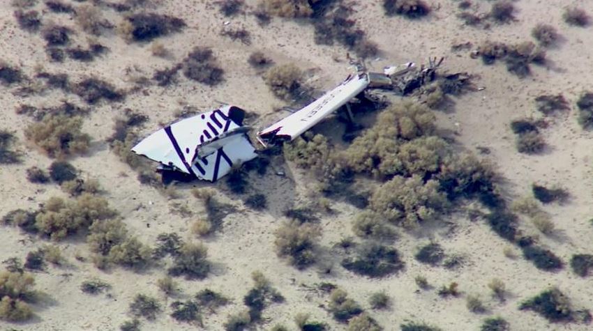 Έρευνες για την συντριβή του διαστημόπλοιου από τον ιδρυτή της Virgin Galactic