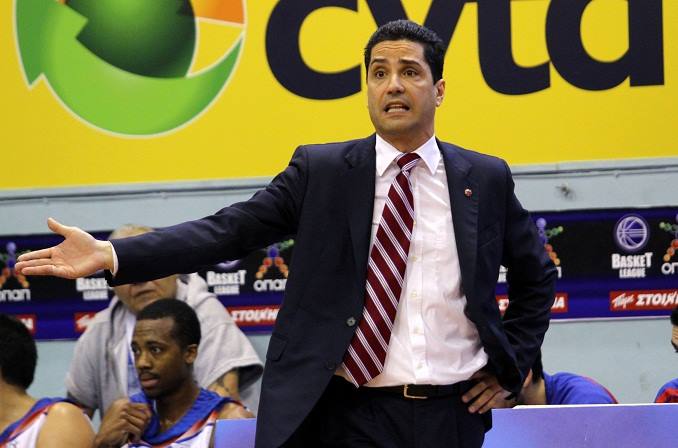 Ο Σφαιρόπουλος στον πάγκο του Ολυμπιακού