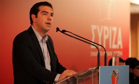 Ο Τσίπρας στην απεργιακή συγκέντρωση