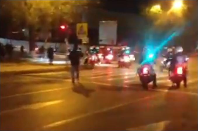 BINTEO-Επέμβαση της αστυνομίας στην πύλη της ΔΕΘ